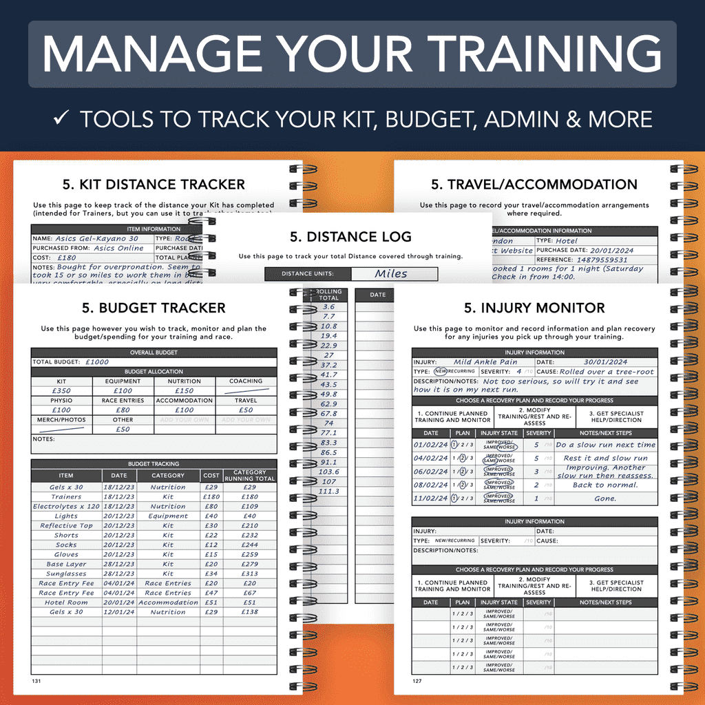 10Km Training Logbook