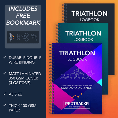 Standard Distance Triathlon Training Logbook