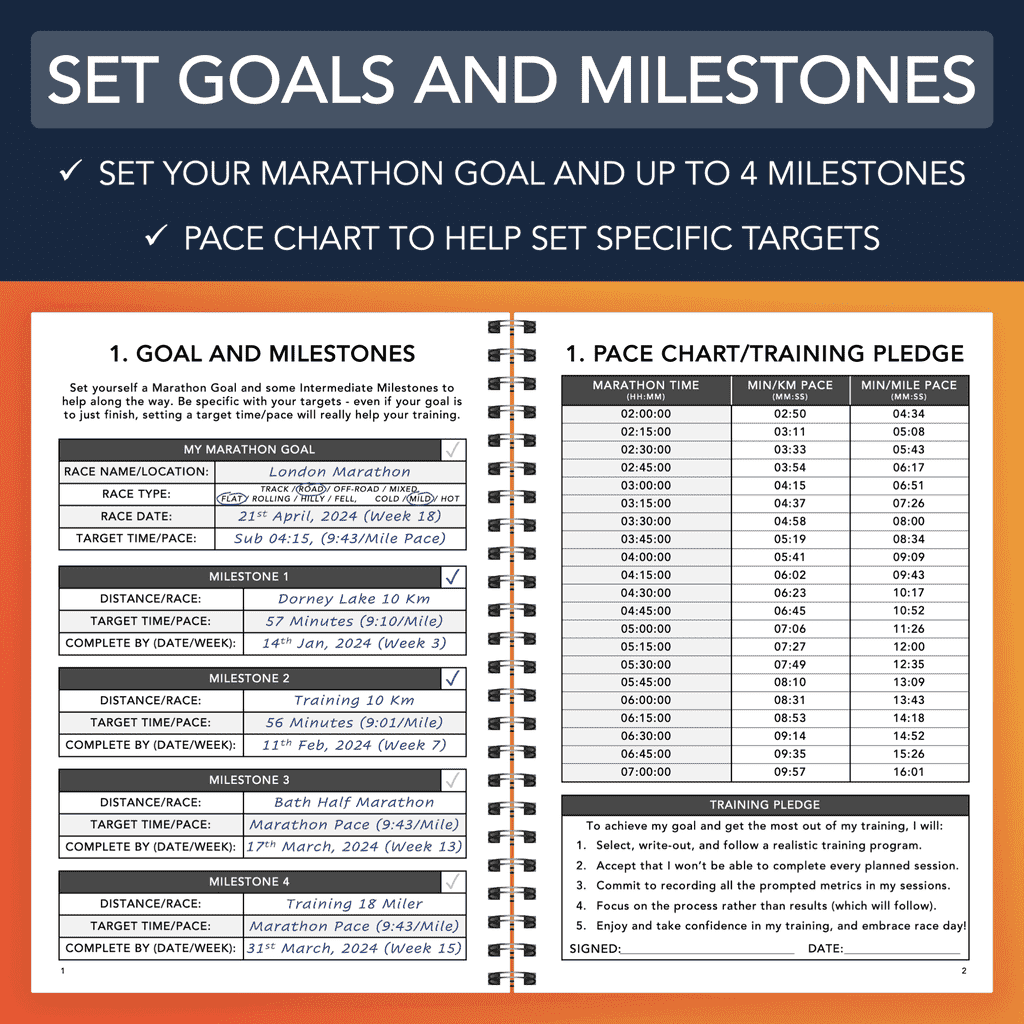 Marathon Training Logbook