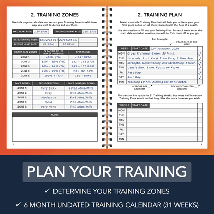 Half Marathon Training Logbook