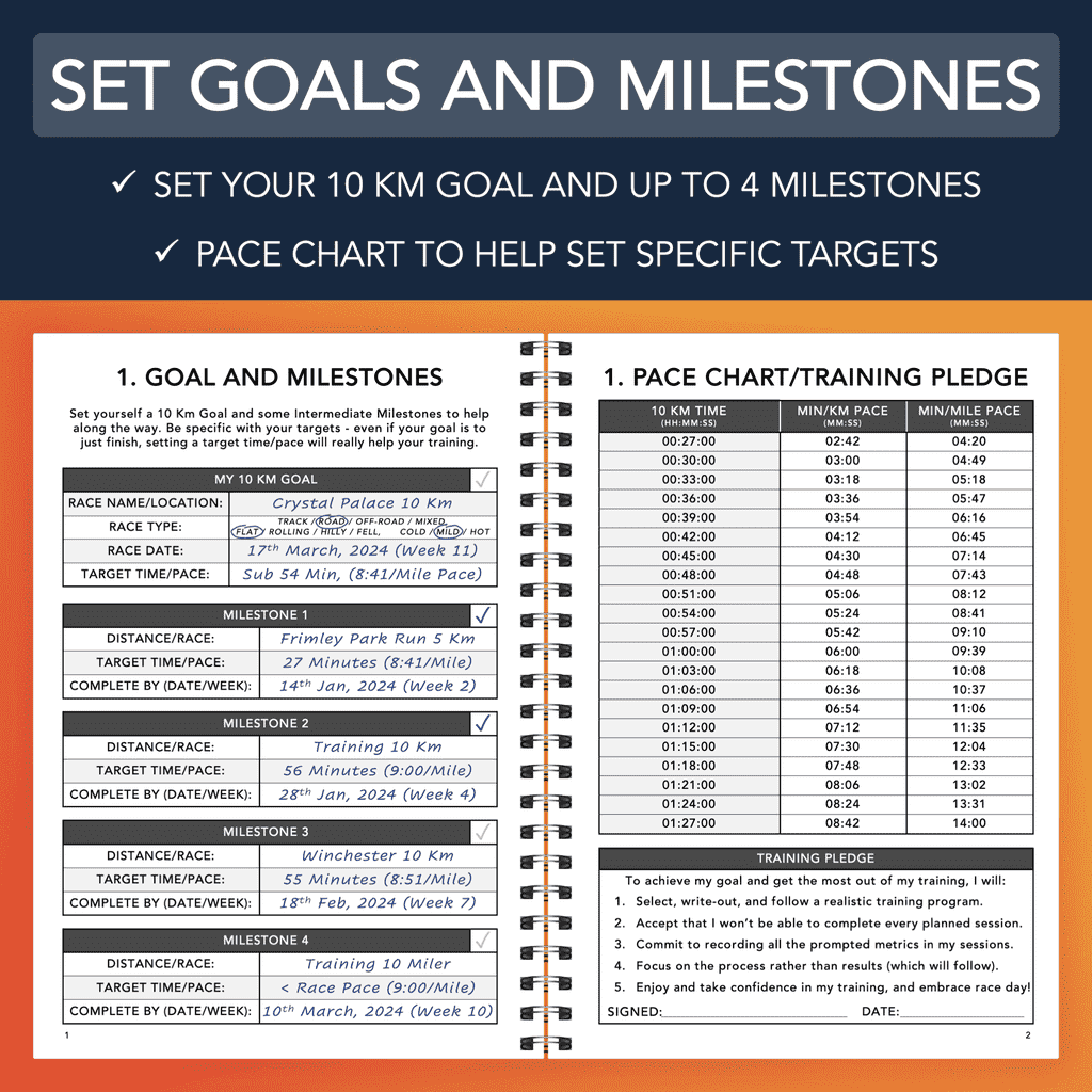 10Km Training Logbook