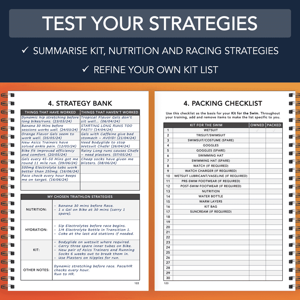 Triathlon Training Logbook - (Non Race Specific)