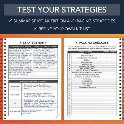 Triathlon Training Logbook - (Non Race Specific)