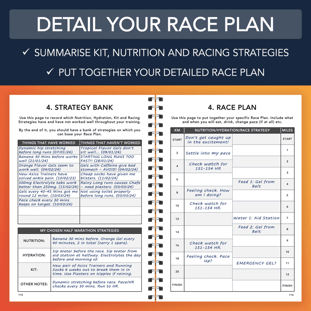 Half Marathon Training Logbook