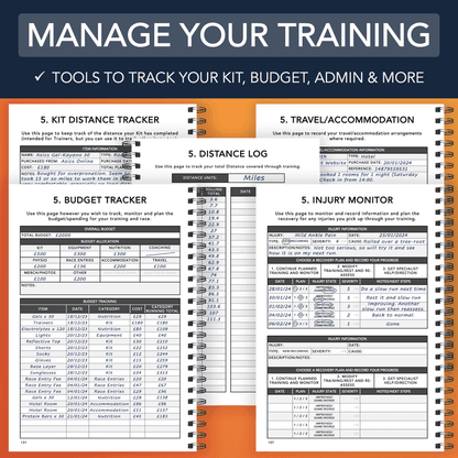 Marathon Training Logbook