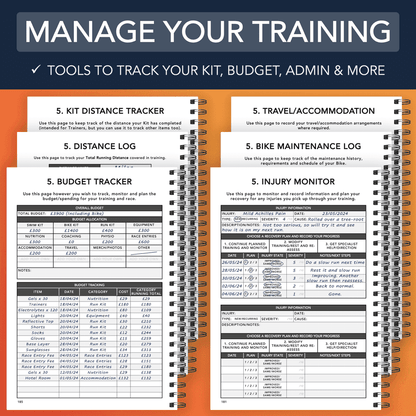 Sprint Distance Triathlon Training Logbook